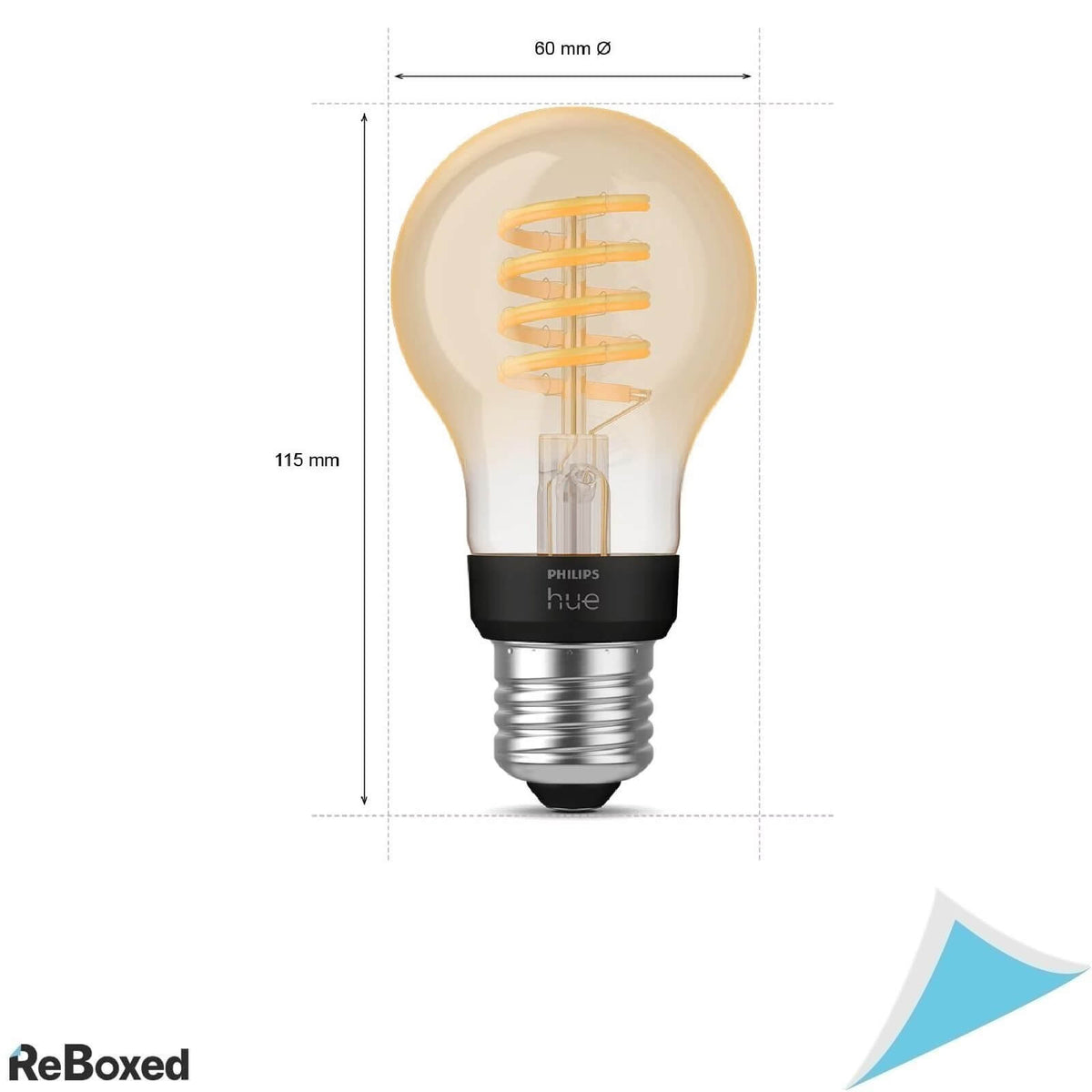 Philips Hue Filament E27 Set 3 Becuri LED 7W 550lm