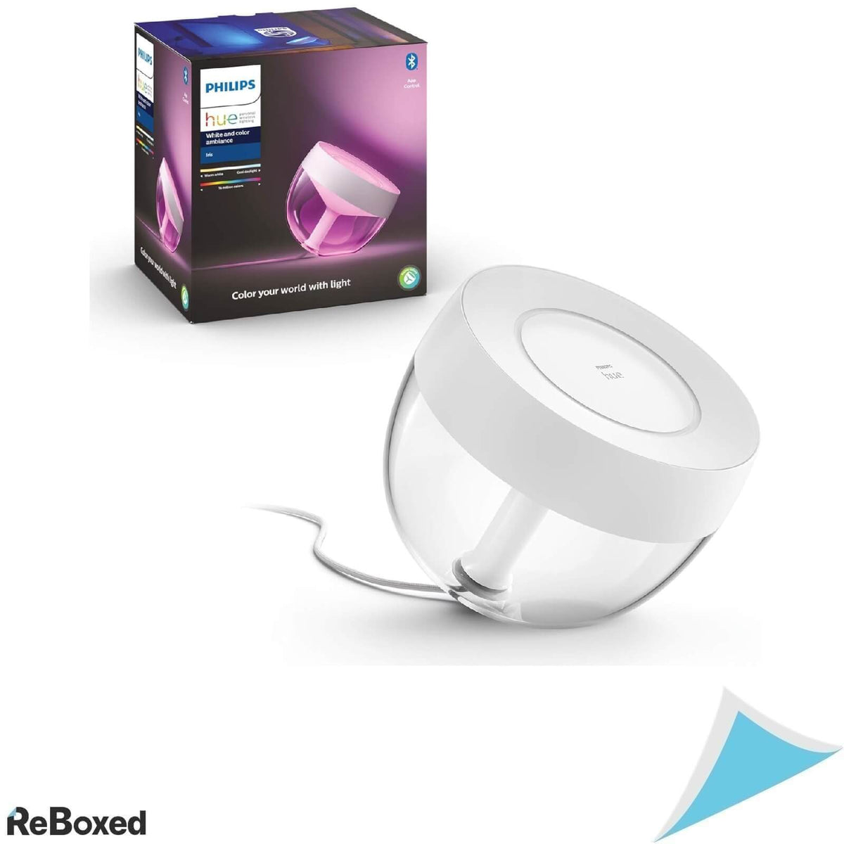 Philips Hue Iris White and Colour Ambiance Lampa de Masa LED Alb