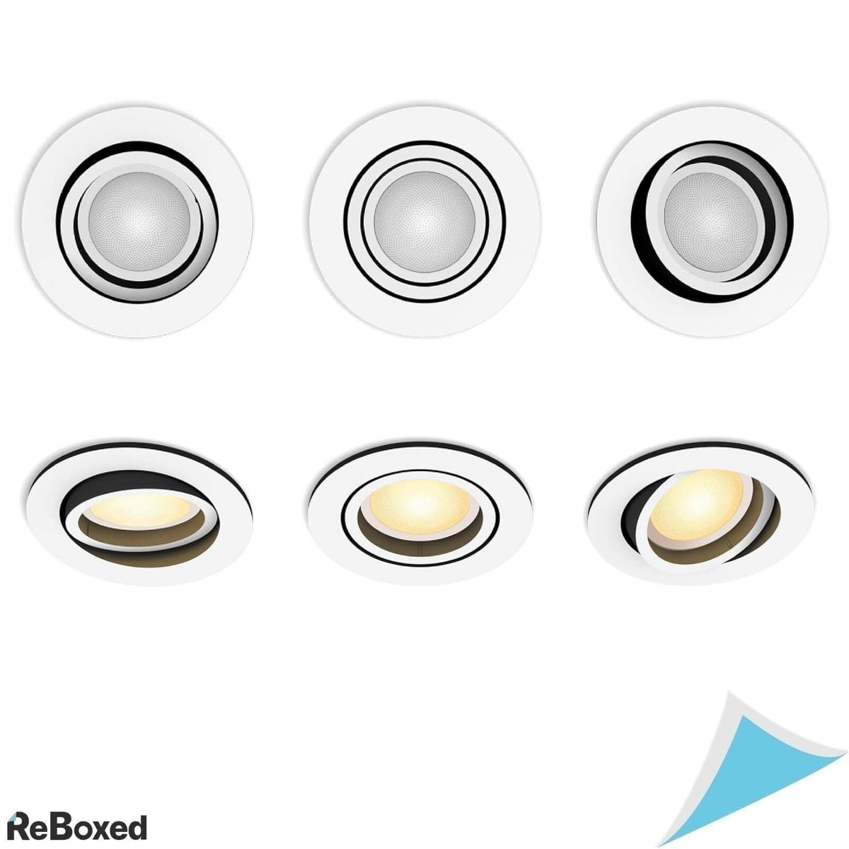 Philips Hue Milliskin Set 3 Spoturi LED Smart 3x5W 1050lm IP20