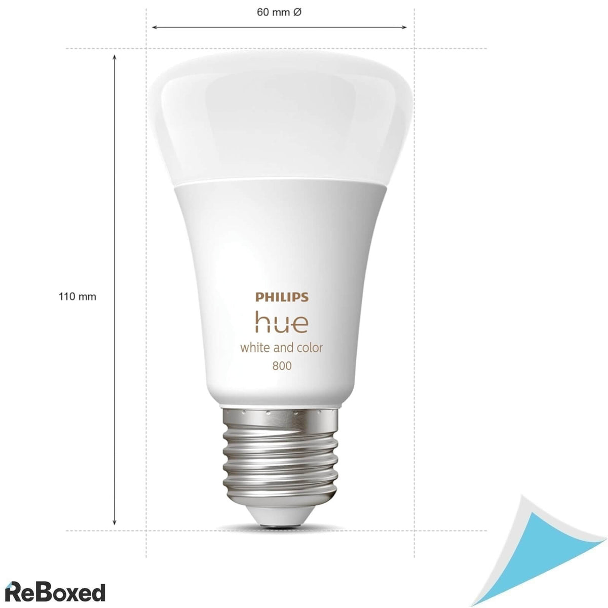 Philips Hue Set 2 Becuri LED E27 6.5W 800lm A60