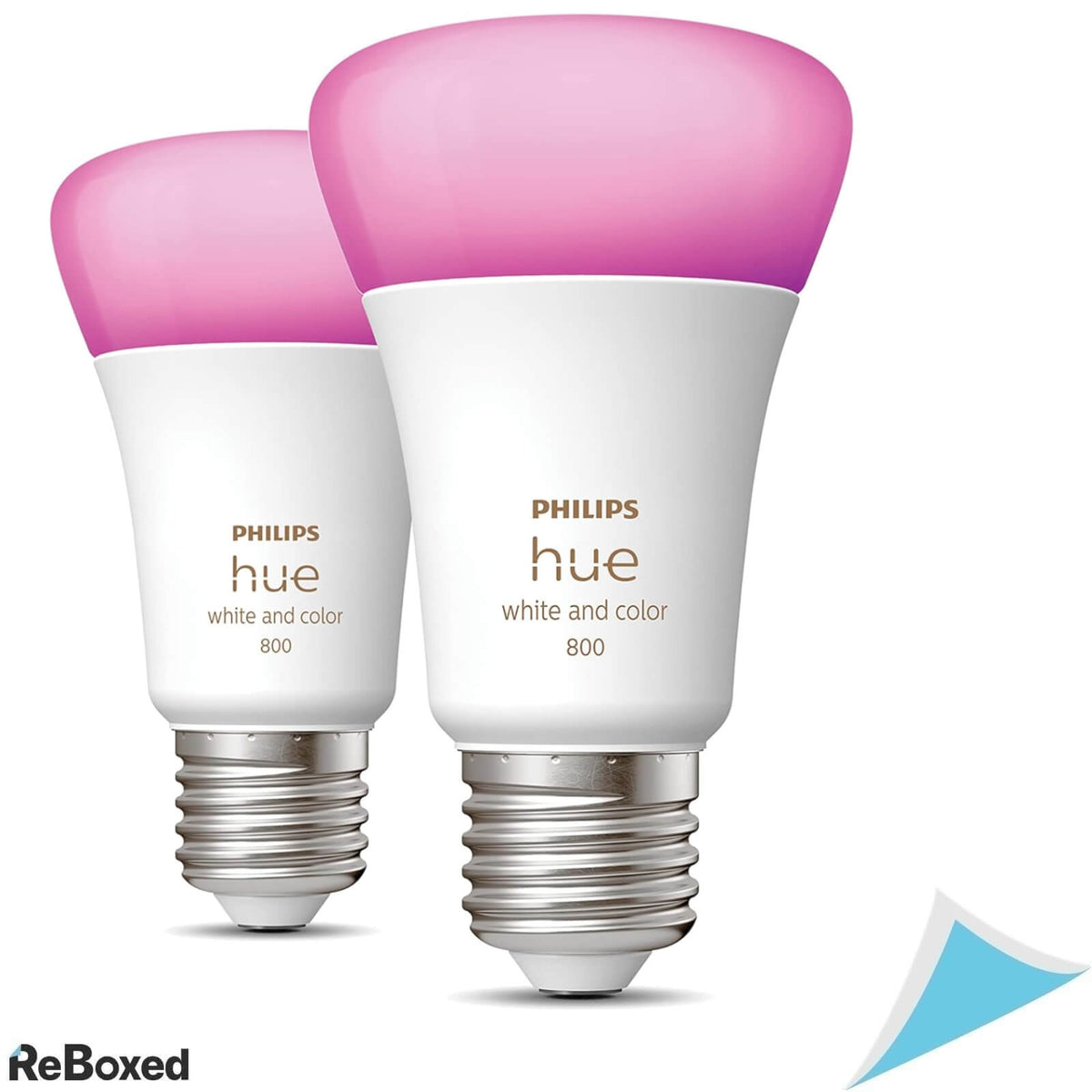 Philips Hue Set 2 Becuri LED E27 6.5W 800lm A60