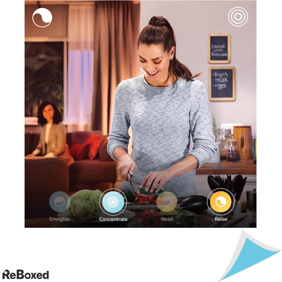Philips Hue Set 2 Becuri LED E27 6.5W 800lm A60