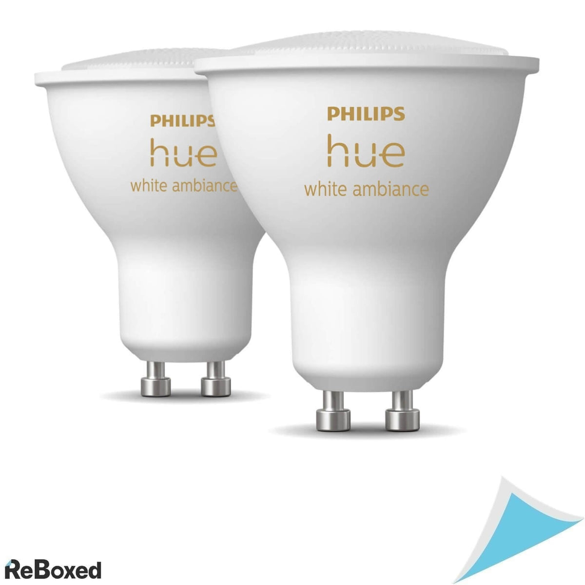 Philips Hue Set 2 Spoturi LED GU10 4.3W 350lm 2700K