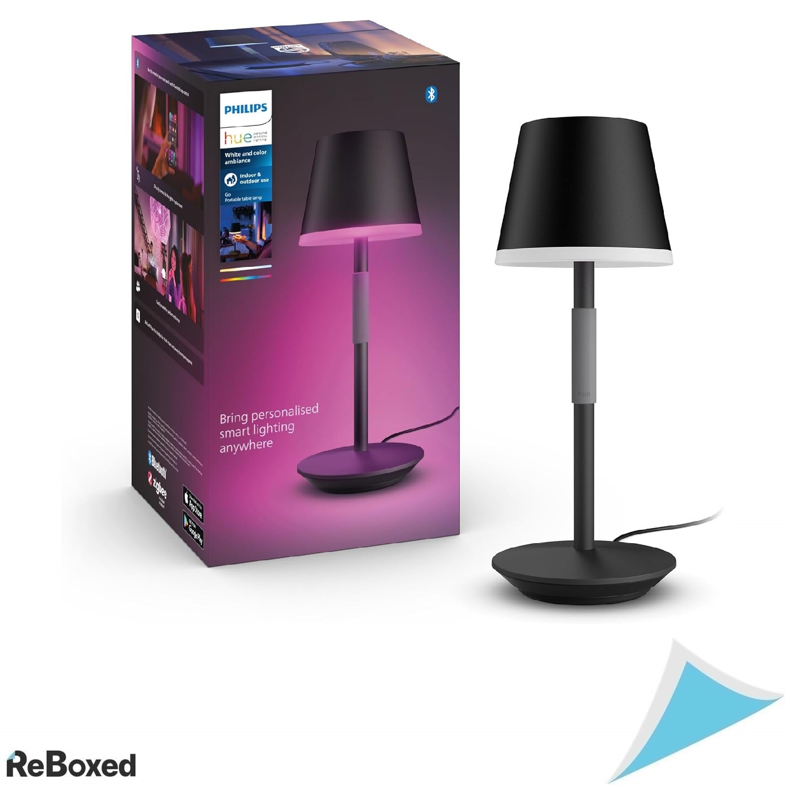 Philips Hue Go Lampa smart de masa portabila