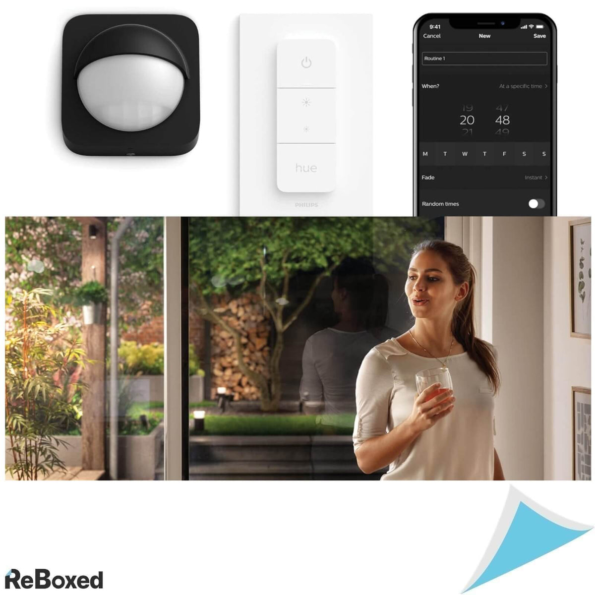 Philips Hue Welcome Proiector LED Exterior 15W IP44