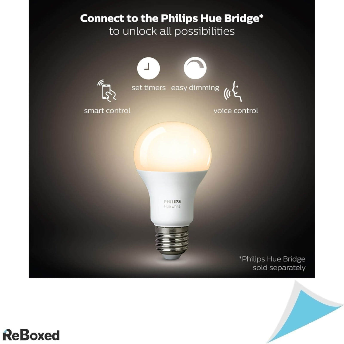 Philips Hue White Bec LED E27 9W 2700K
