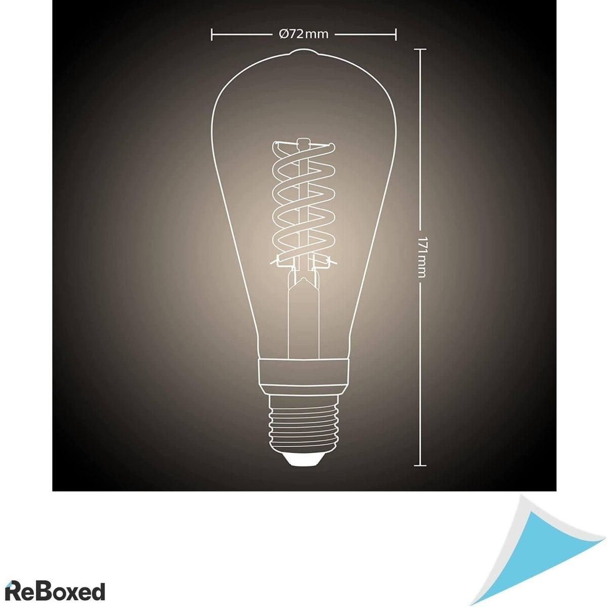 Philips Hue White Bec LED Filament Giant 7W 550lm 2100K