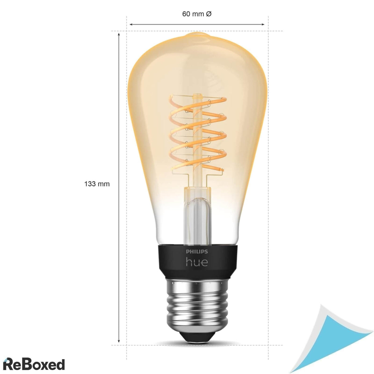 Philips Hue White Filament Bec LED E27 7W 550lm 2100K