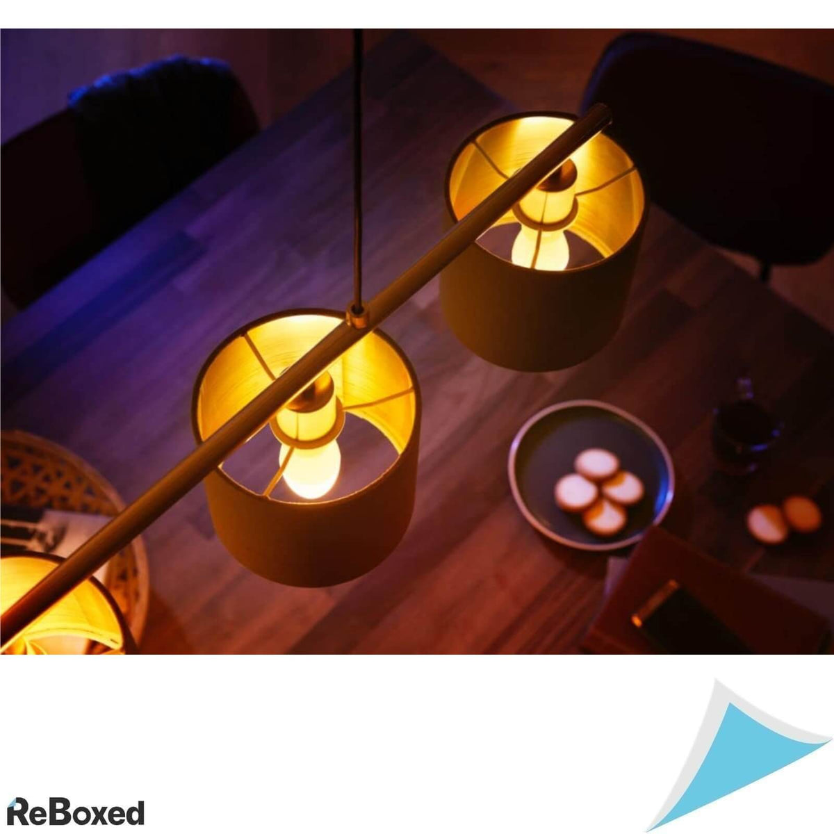 Philips Hue White Set 2 Becuri LED 4W 470lm 2700K