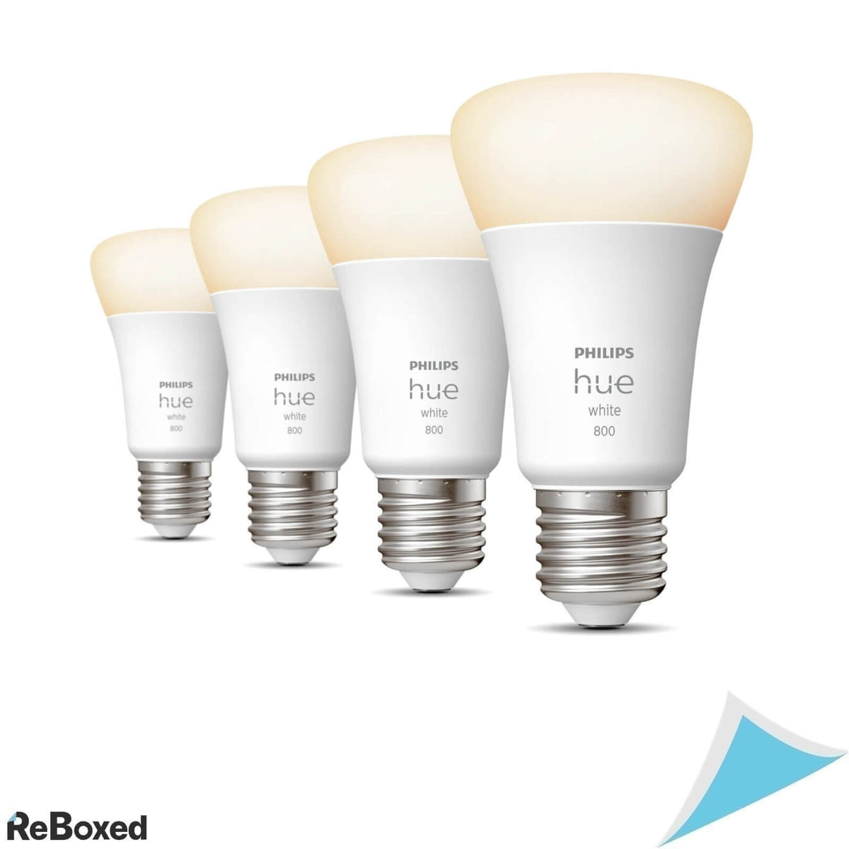Philips Hue White Smart LED Set 4 Becuri E27 800lm