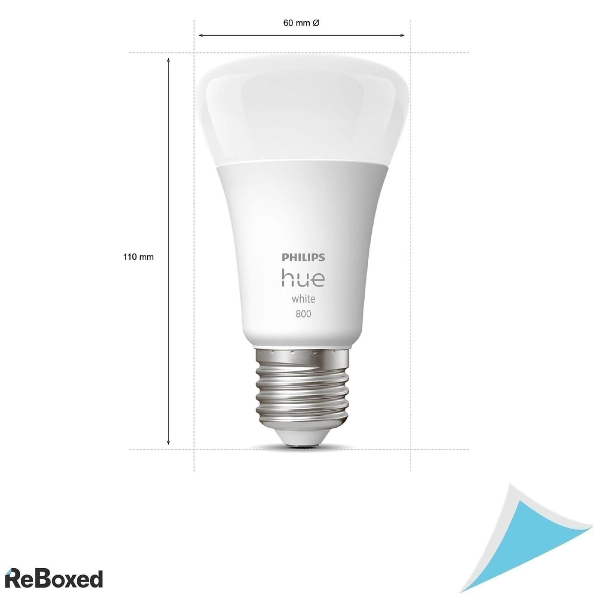 Philips Hue White Smart LED Set 4 Becuri E27 800lm