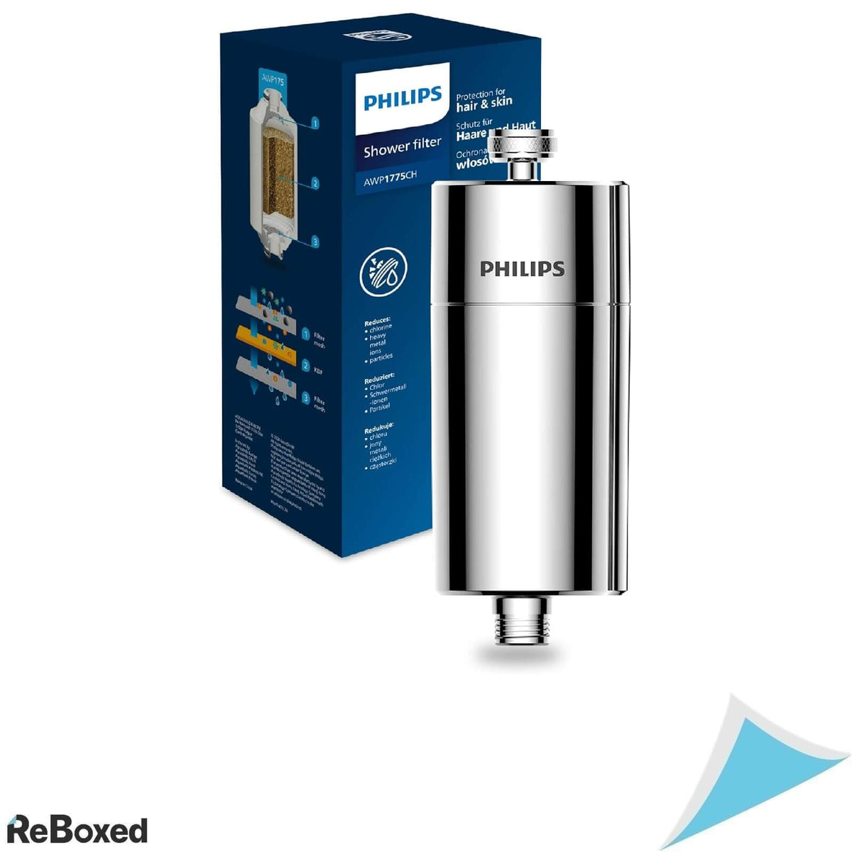 Philips In-Line Filtru de Dus Chrome