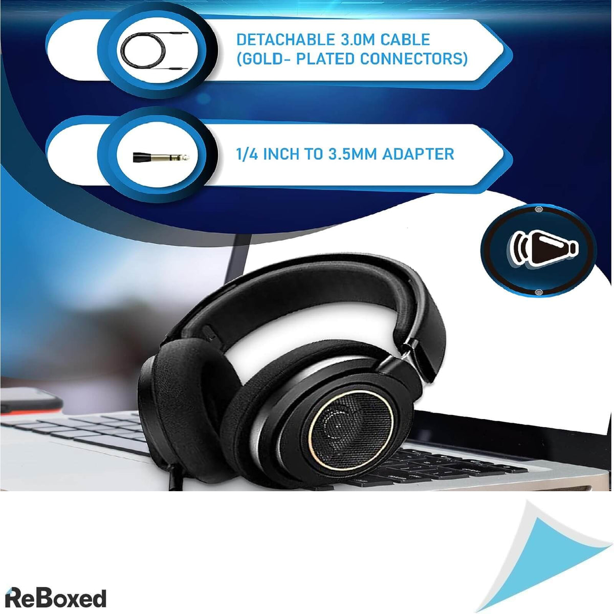 Philips SHP9600 Casti Audio Over-Ear Cablue 3m