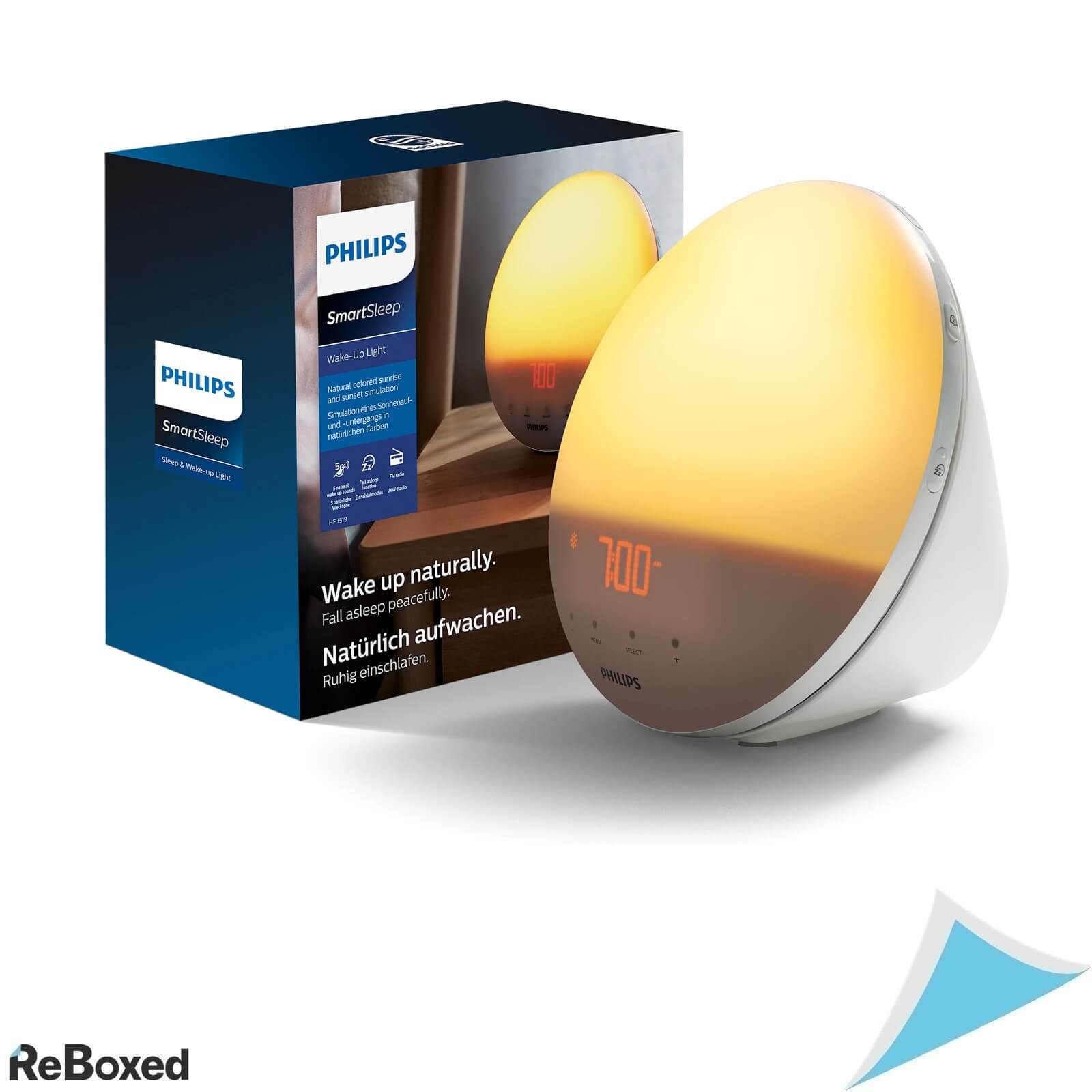 Philips SmartSleep HF3531/01 Lampa cu Radio FM si Ceas LED