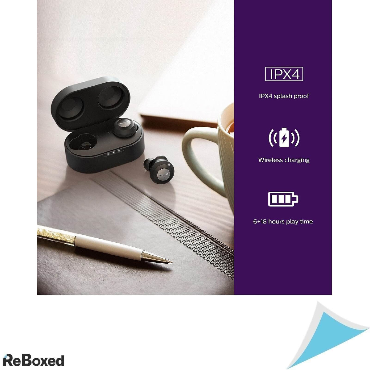 Philips T8505 Casti Intra-Auriculare Bluetooth 5.0 Wireless IPX4 ANC