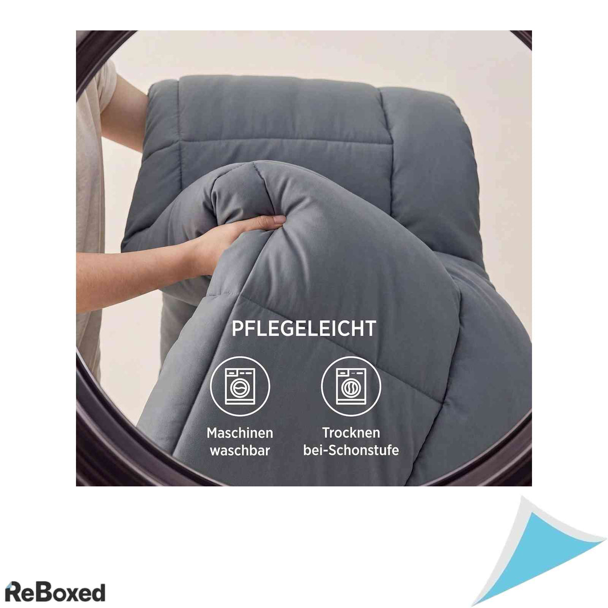 Pilota BEDSURE cu Husa Integrata 155x220cm Umplutura 300gsm Microfibra Lavabila Hipoalergenica