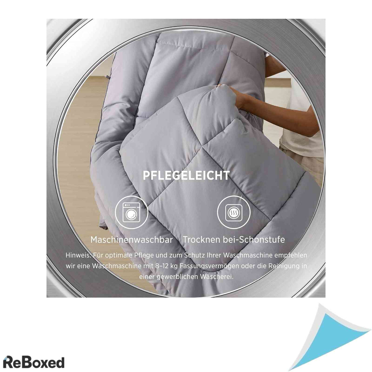 Pilota de Iarna Bedsure 155x220 cm Densitate 450 GSM Calduroasa si Matlasata Gri