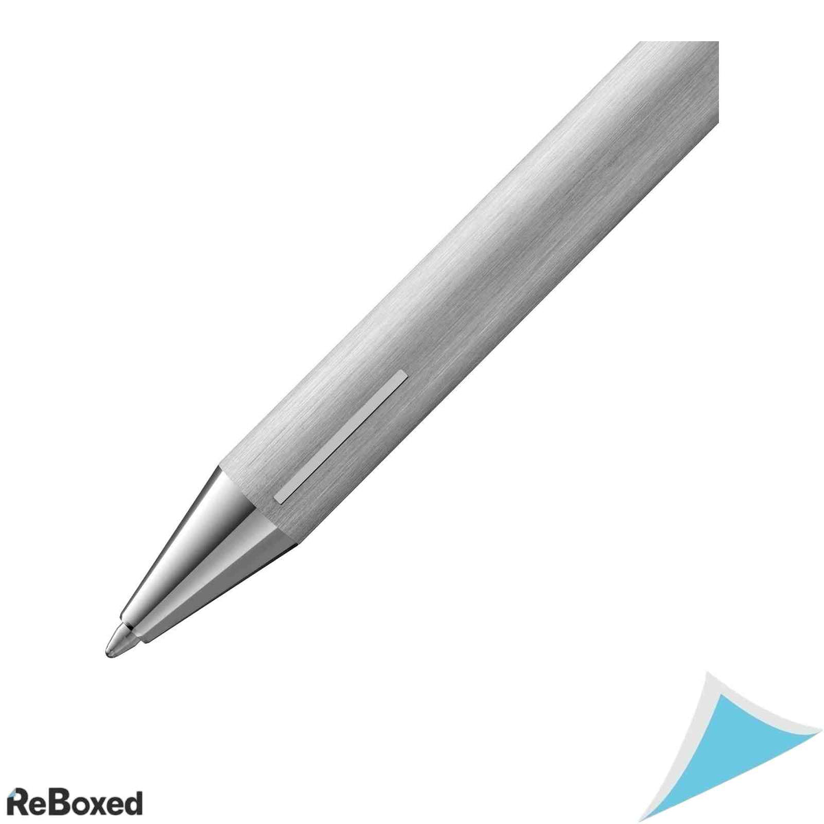 Pix din Otel Inoxidabil Periat Lamy Econ M201 Penita M Mina M16 Neagra Inclusa Ambidextru Inox Argintiu