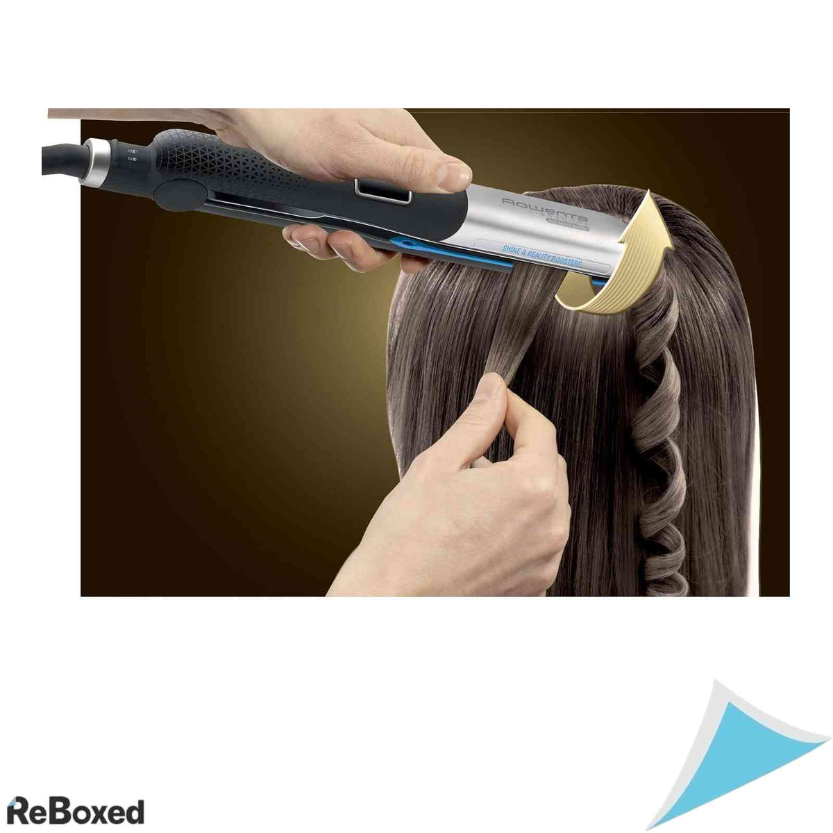 Placa de Indreptat si Ondulat Parul Rowenta Liss &amp; Curl Ultimate Shine SF6220
