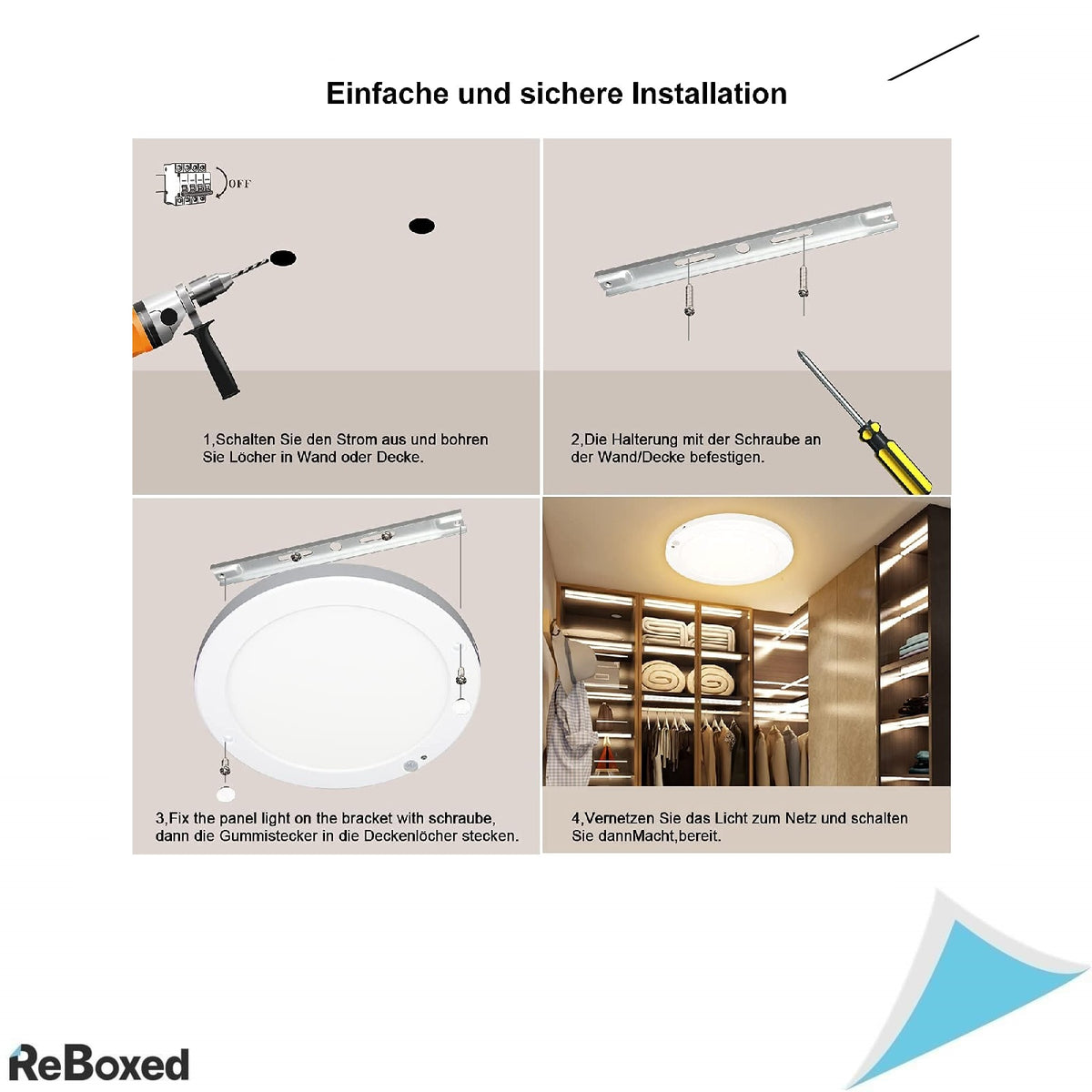 Plafoniera LED cu Senzor de Miscare, 18W, Ultra Subtire