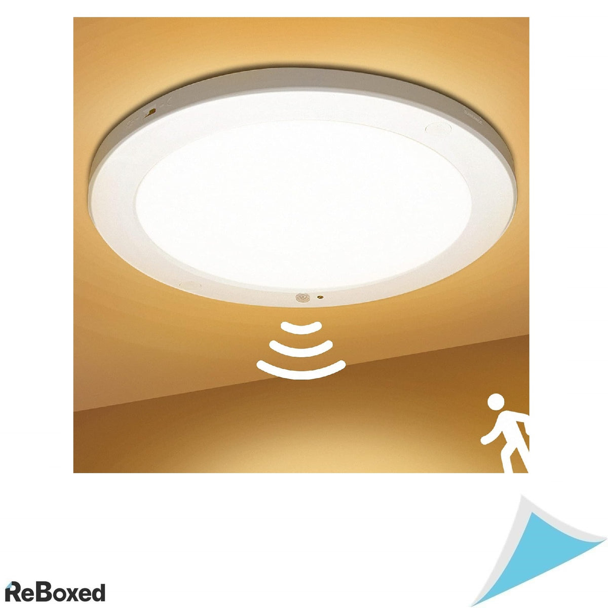 Plafoniera LED cu Senzor de Miscare, 18W, Ultra Subtire