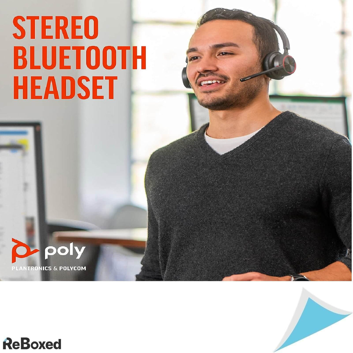 Poly Plantronics Voyager 4320 UC Casca Over-Ear cu Microfon USB-A Negru