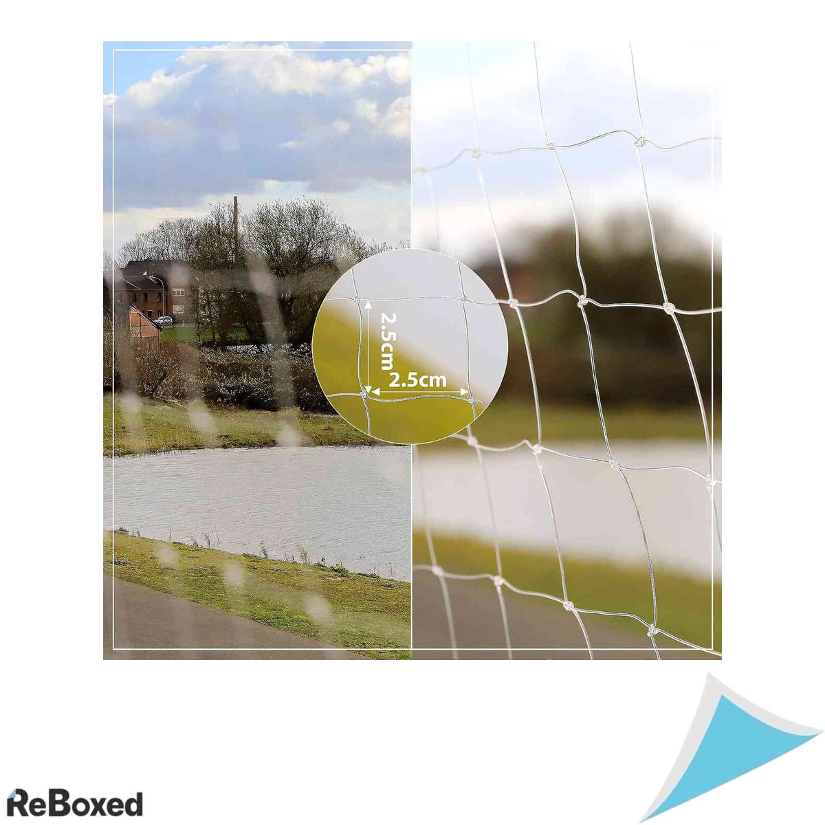 Plasa de protectie pentru pisici dibea 3 x 8 m, transparenta