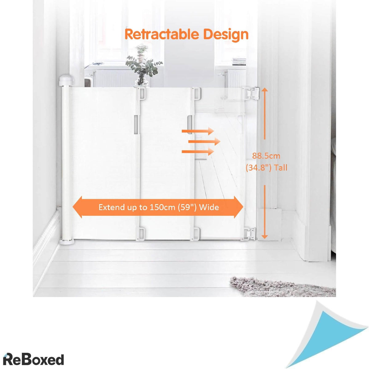 Poarta de Siguranta pentru Animale si Bebelusi 140 cm