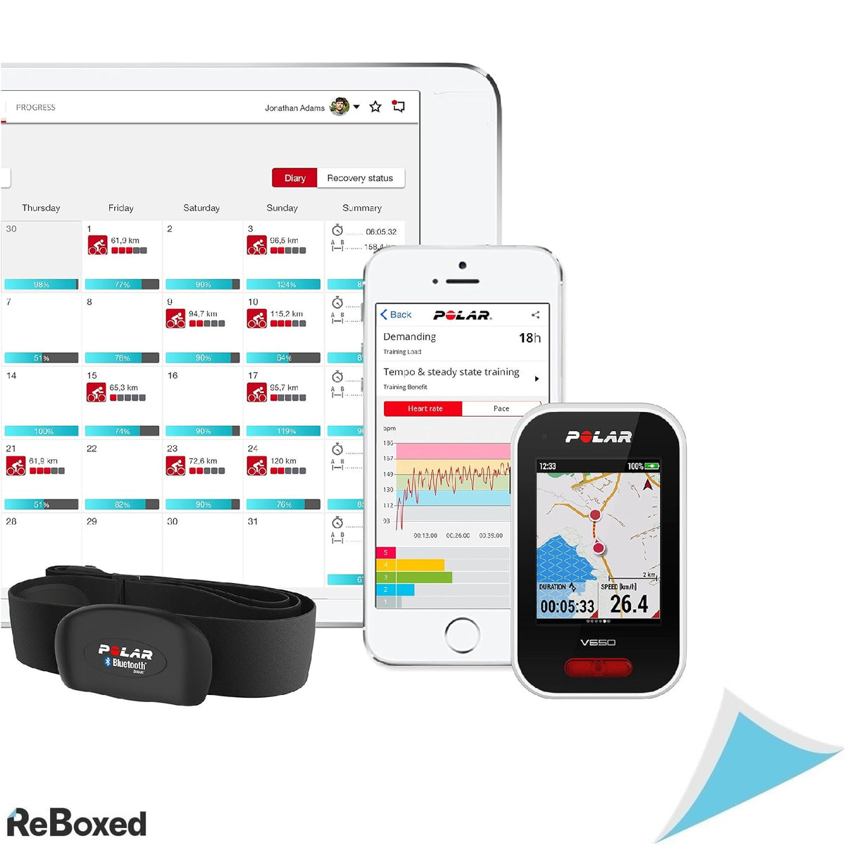 Polar v650 computer de bicicleta GPS