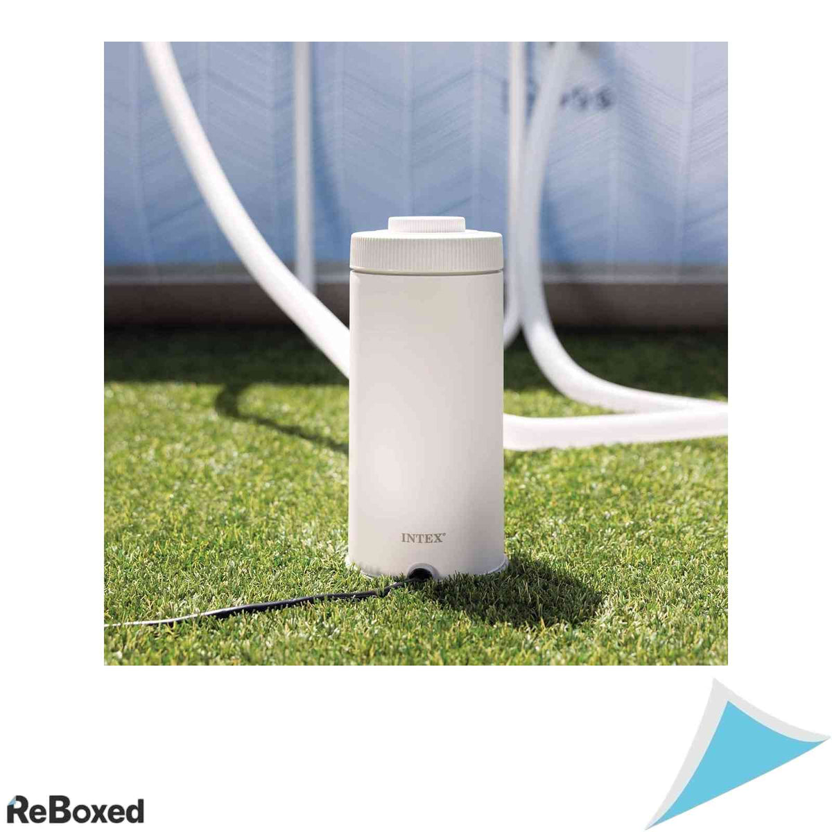 Pompa Filtrare Piscina Intex 28604 / 58604 Debit 1.7 m3/h Putere 45W 230V Compatibila Piscine Supraterane Gri