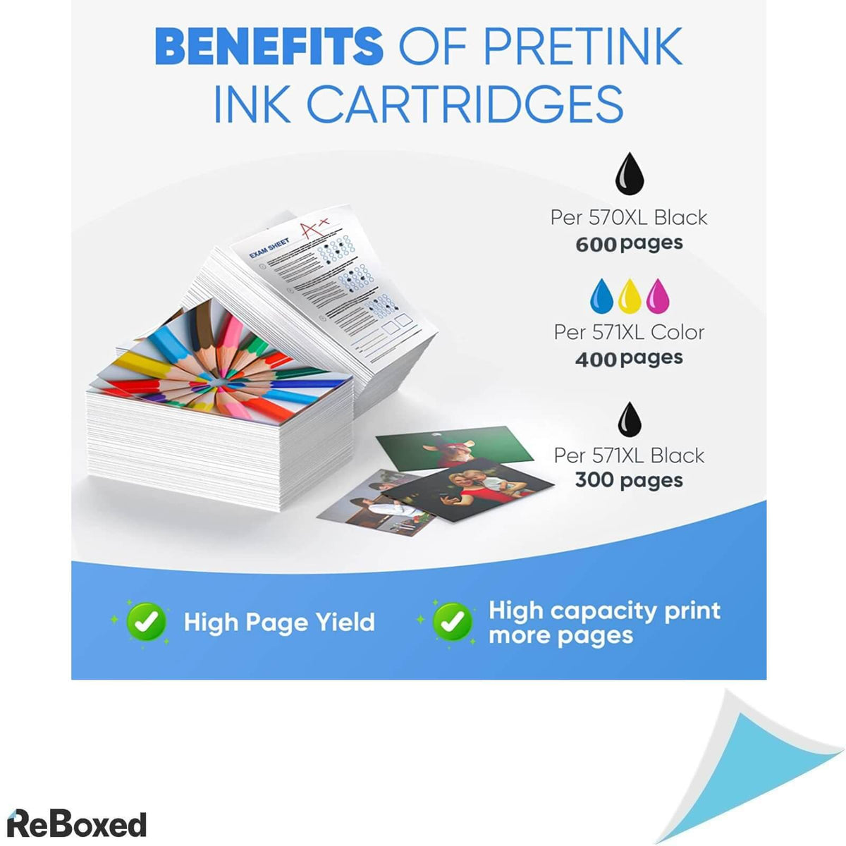 PretInk 570XL-571XL Cartuse OEM Cerneala Canon Pixma TS MG