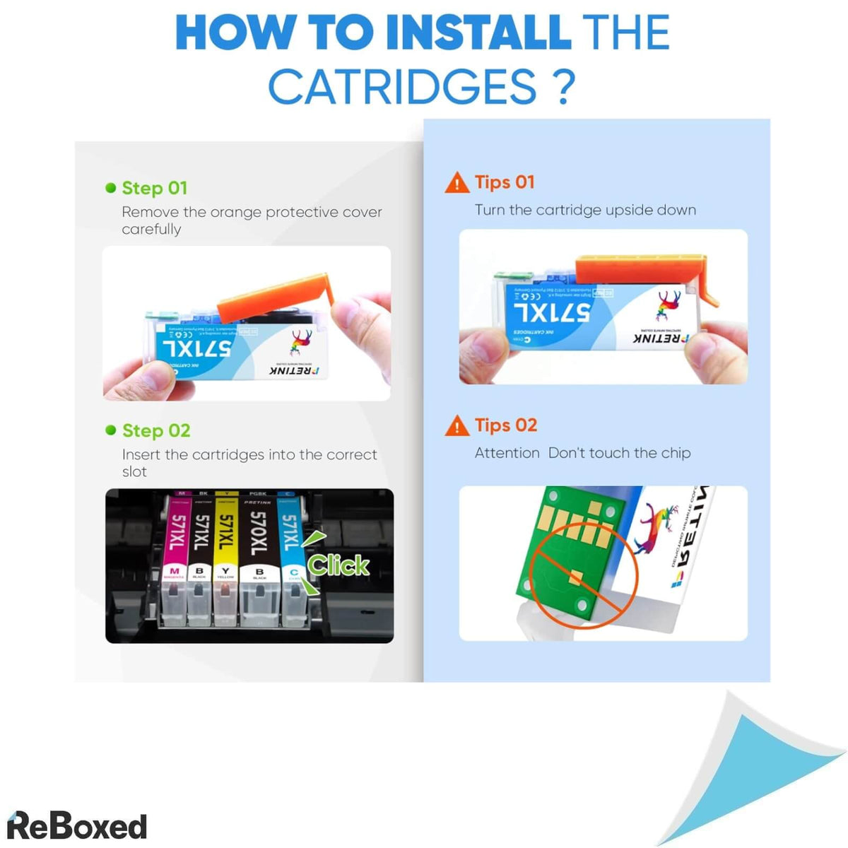 PretInk 570XL-571XL Cartuse OEM Cerneala Canon Pixma TS MG