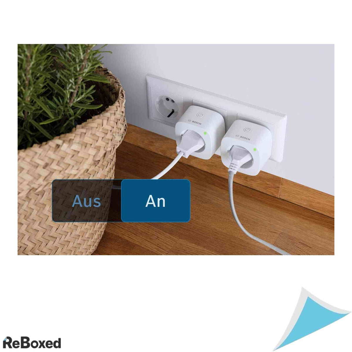 Priza inteligenta Bosch Smart Home Compact, control prin aplicatie