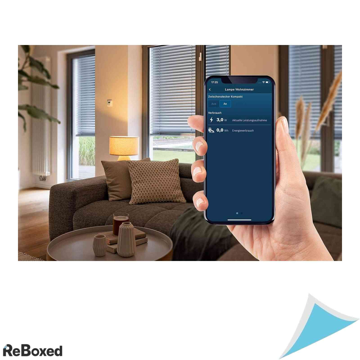 Priza inteligenta Bosch Smart Home Compact, control prin aplicatie