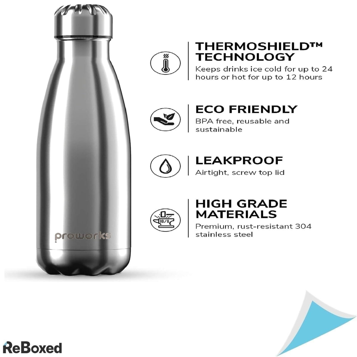 Proworks Performance Termos din Otel Inoxidabil 1L