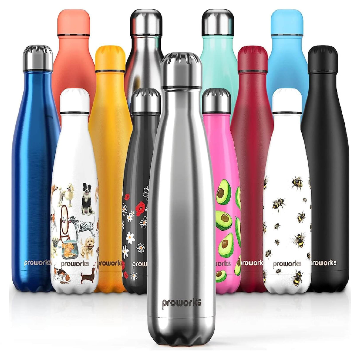 Proworks Performance Termos din Otel Inoxidabil 1L