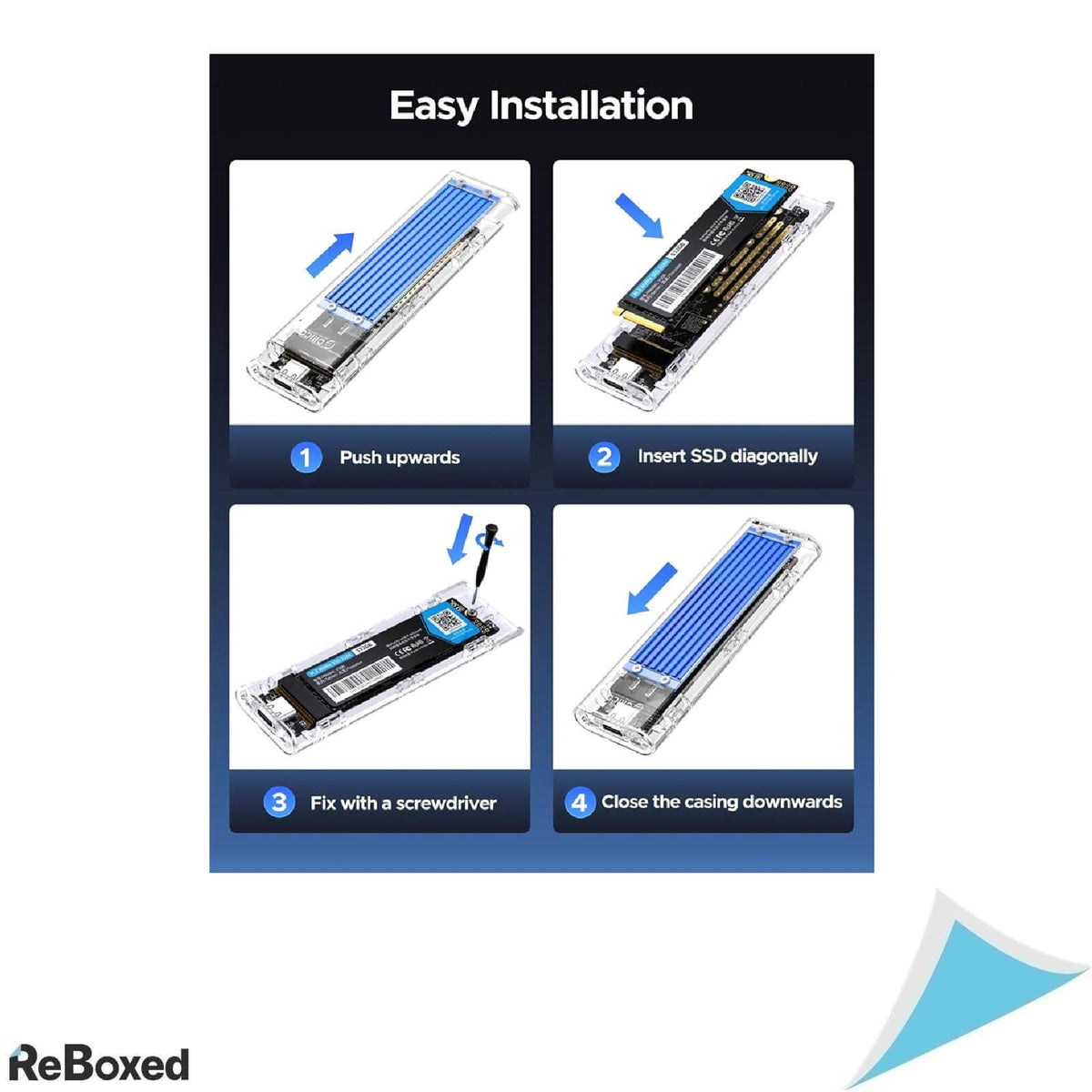 Rack Extern ORICO TCM2-C3 pentru SSD M.2 NVMe