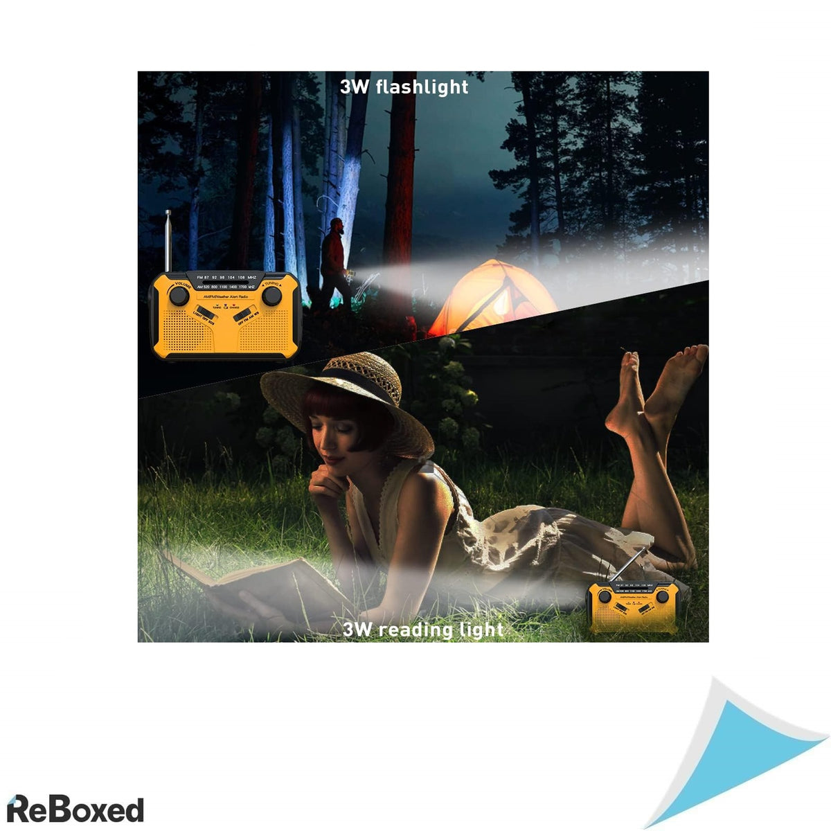 Radio de Urgenta cu Manivela si Panou Solar