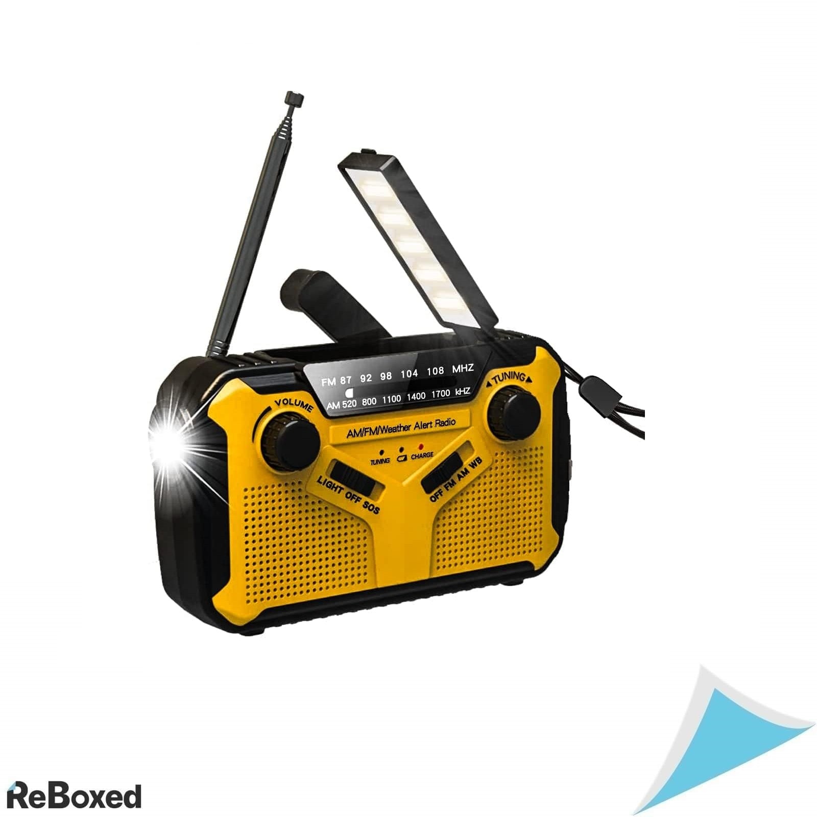 Radio de Urgenta cu Manivela si Panou Solar