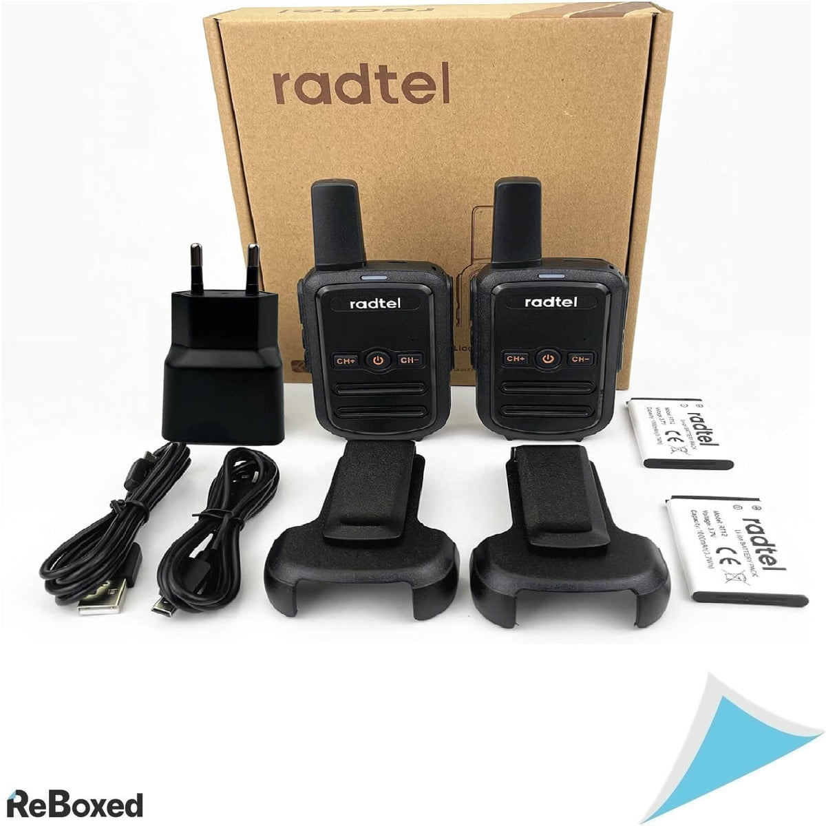 Radtel RT12 Walkie Talkie Statii Radio Drumetie Negru