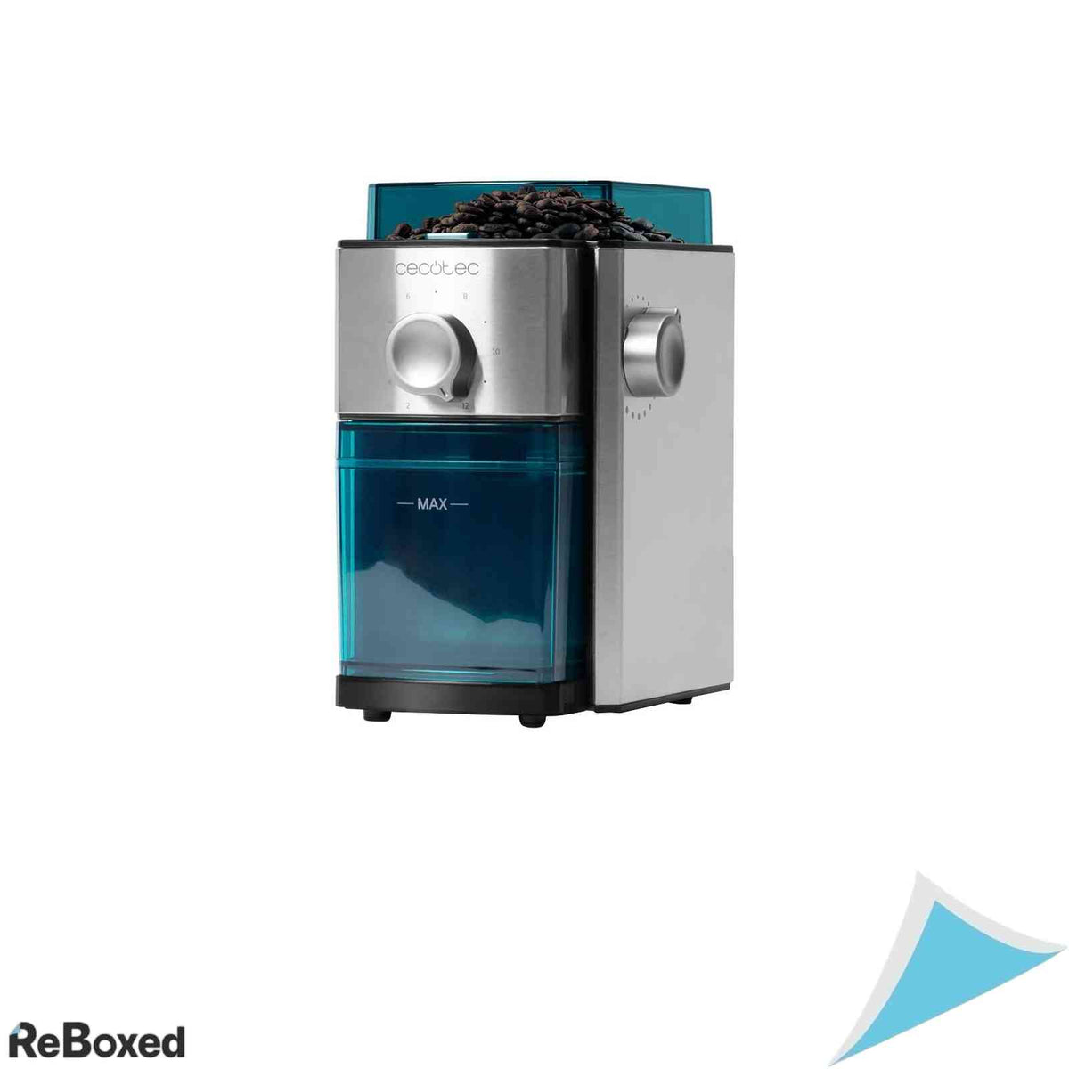 Rasnita de Cafea Electrica Cecotec SteelMill 2000 Adjust 150W Cutite Plane 17 Trepte Capacitate 250g Argintiu