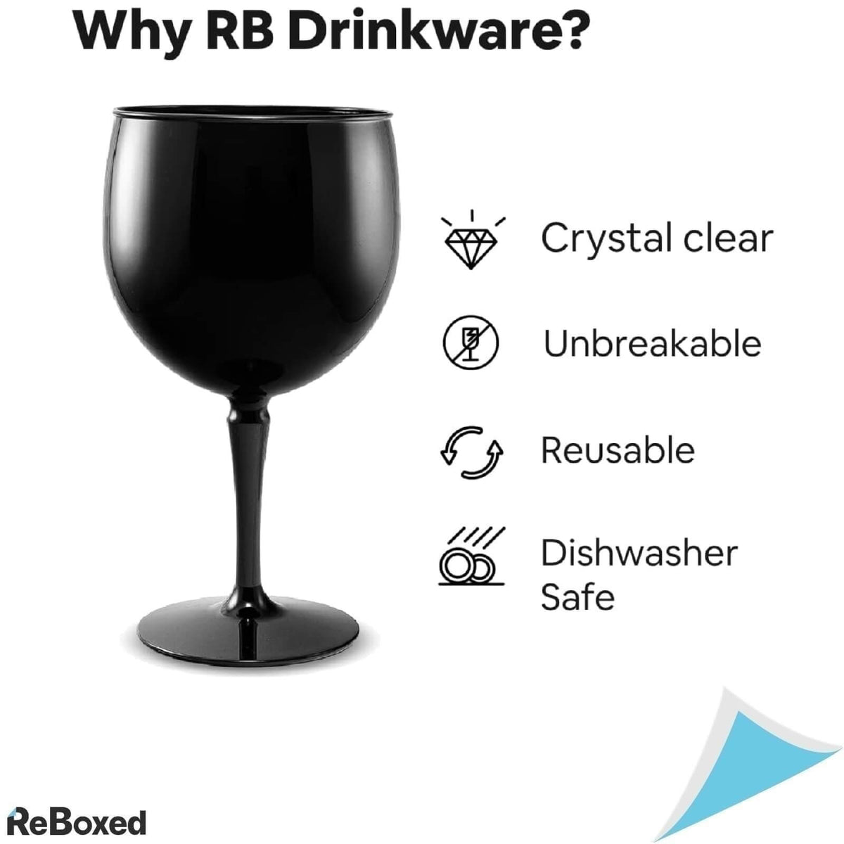 RBDrinks Set 6 Pahare pentru Cocktailuri tip Balon 400ml