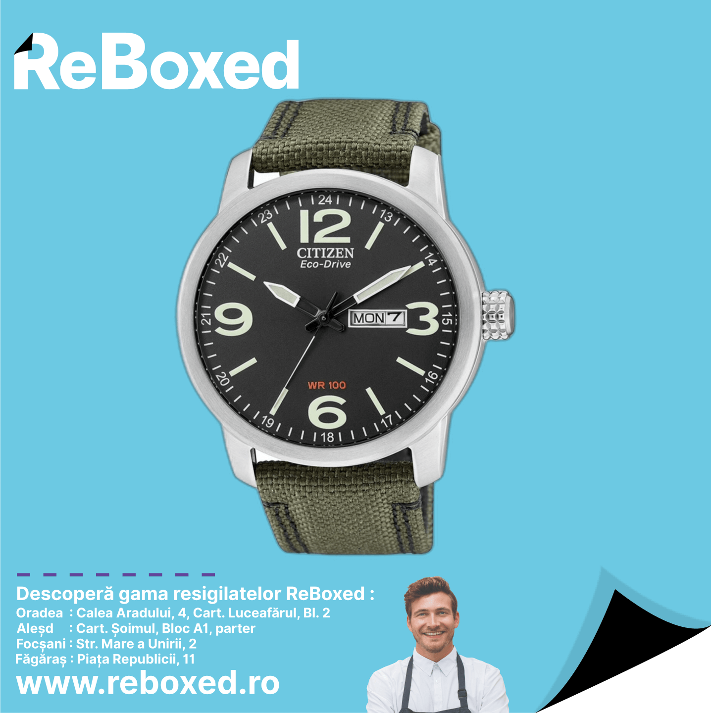 La ReBoxed il recompensam si pe El. Cu cadouri unicat, practic si traznit. De aceea, avem un sector special cu produse, strict pentru EL. Ca sa straluceasca si tu sa fii multumita