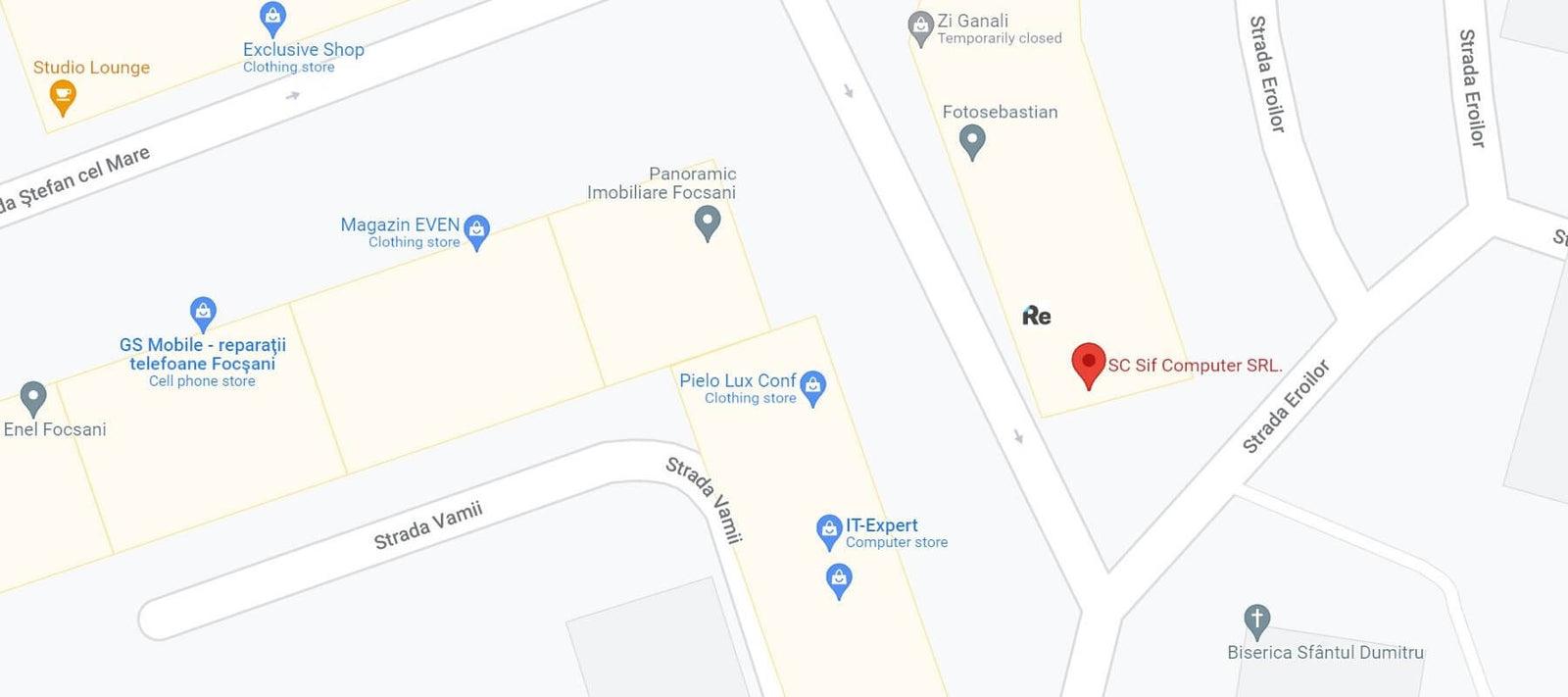 Aici poti sa gasesti adresa magazinului reboxed din focsani, plin cu promotii la toate articolele pentru casa electrocasnice espressoare mixele blendere cuptoare microunde electrice aspiratoare roboti