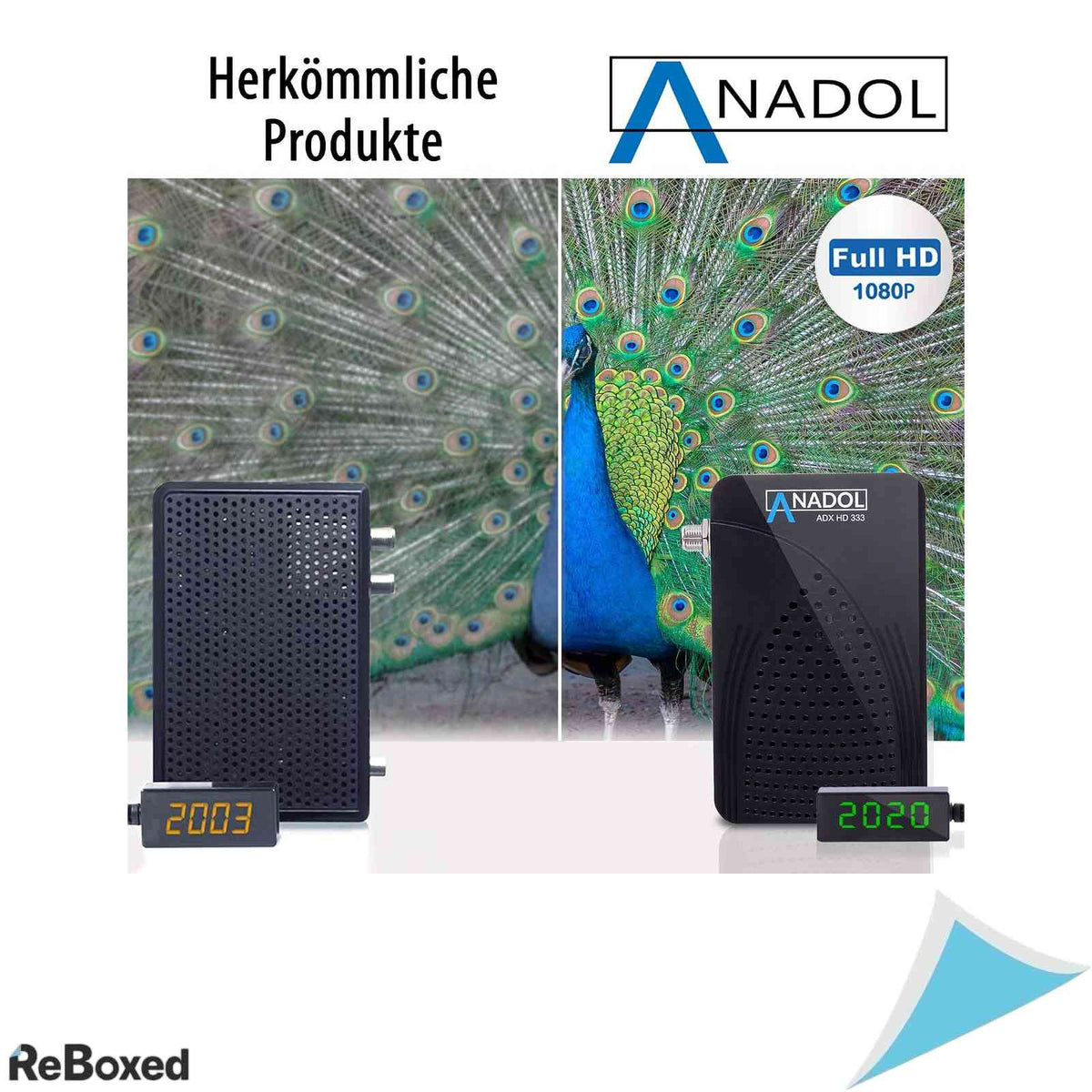 Receptor satelit digital Mini HD Anadol ADX HD 333, DVB-S2 Multistream