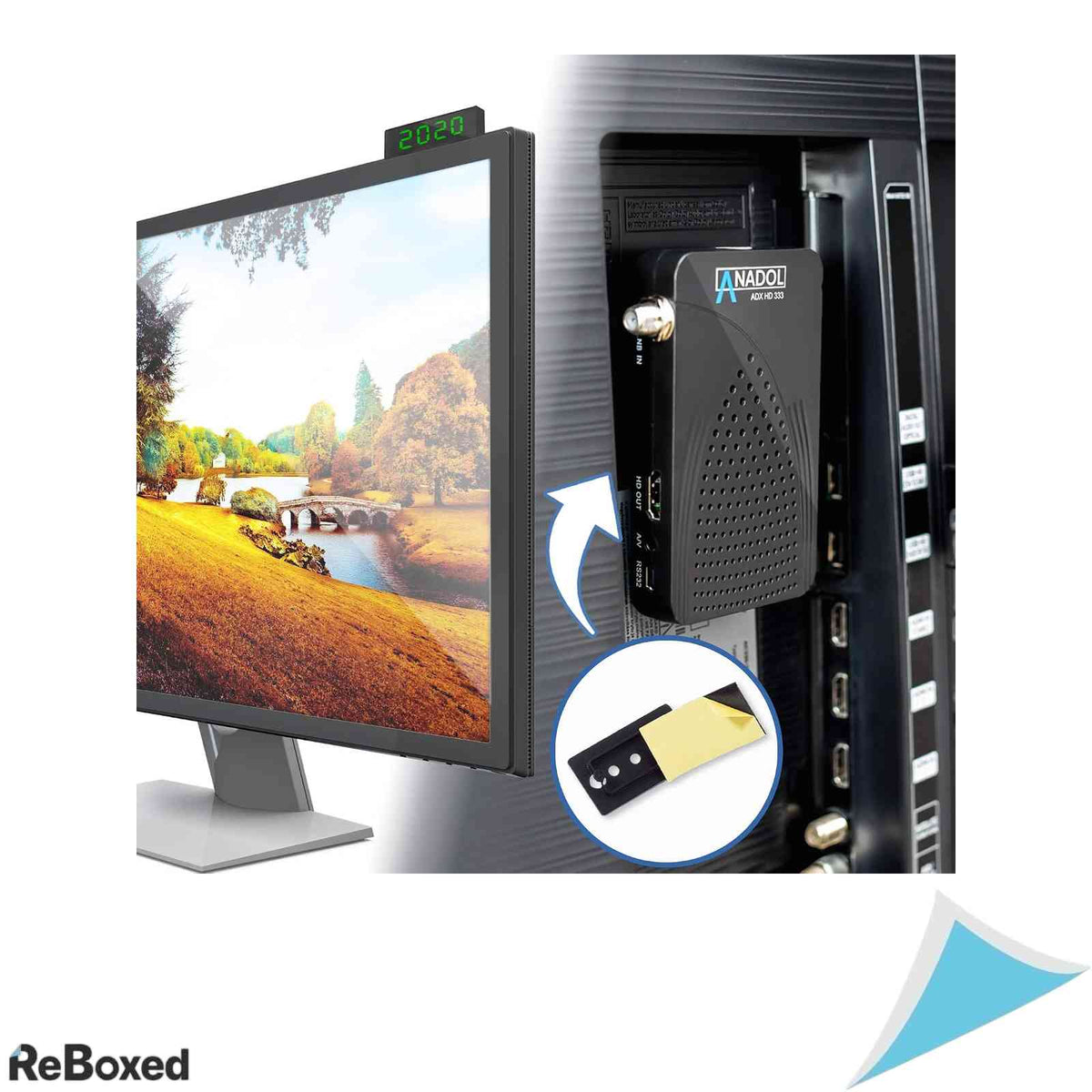 Receptor satelit digital Mini HD Anadol ADX HD 333, DVB-S2 Multistream