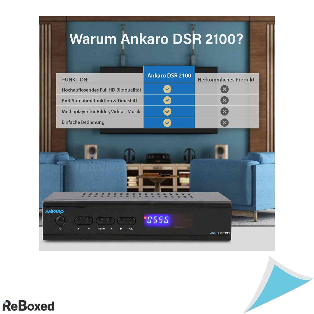 Receptor satelit Full HD Ankaro 2100 DSR