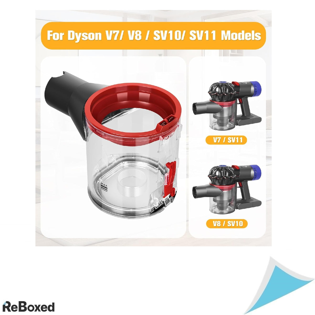 Recipient Praf Compatibil Dyson V7/V8 – Piesa de Schimb Tip Container, Cod 967699-01