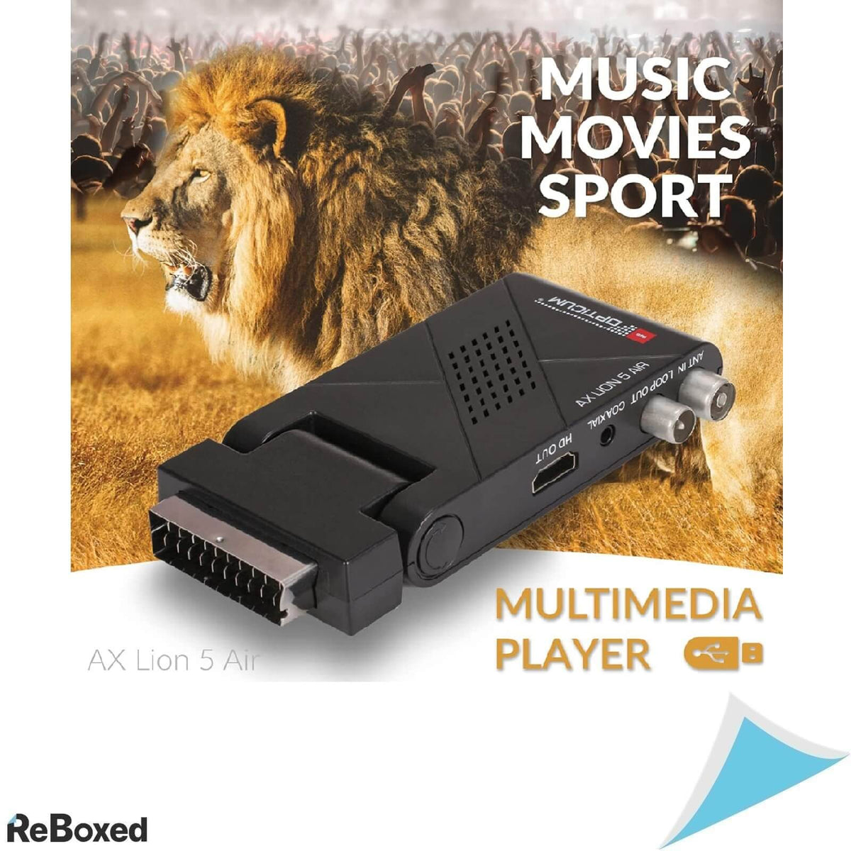 Red Opticum Ax Lion 5 Air Receptor digital DVB-T2