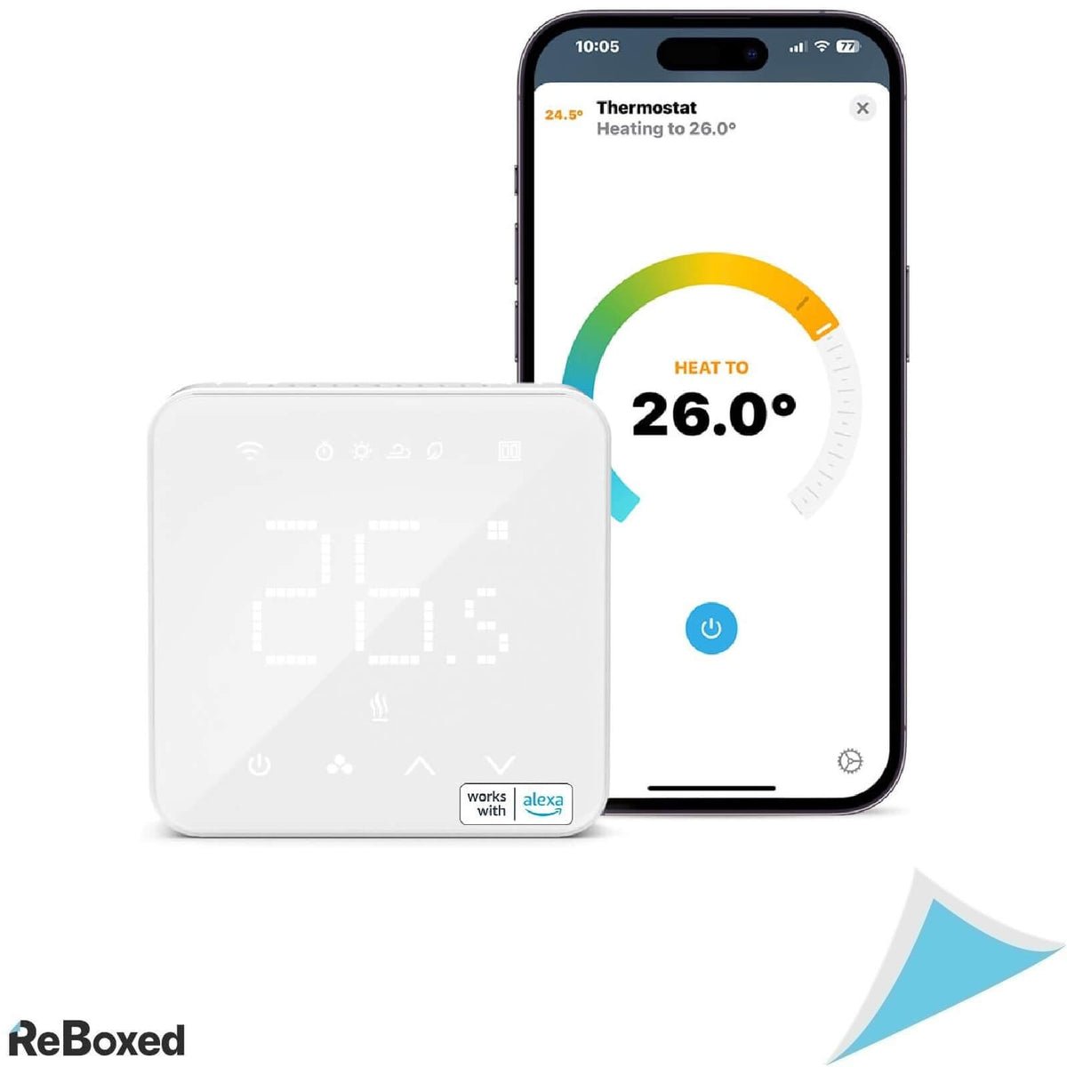 Refoss Termostat Programabil pentru Casa Alb Wi-Fi